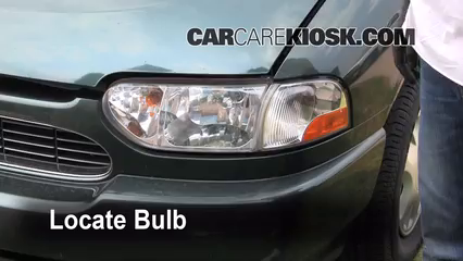 1999 Nissan Quest GXE 3.3L V6 Lights Highbeam (replace bulb)
